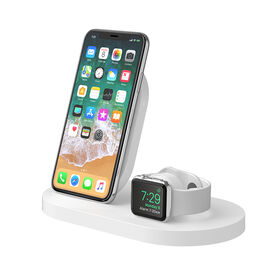 Wireless Charging Dock for iPhone + Apple Watch + USB-A port