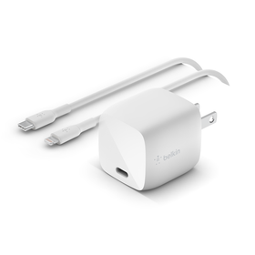 30W USB-C GaN Wall Charger + USB-C to Lightning Cable