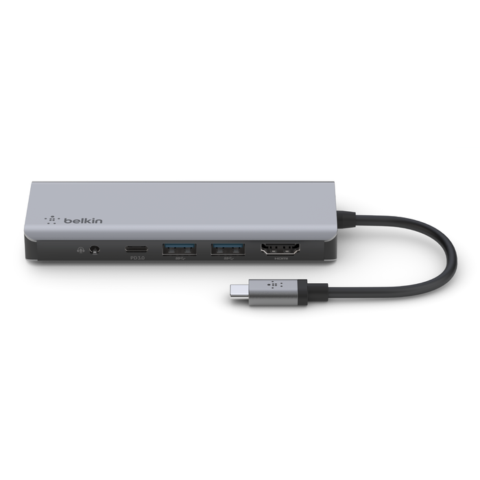 USB-C 7-in-1 Multiport Hub Adapter, Space Gray, hi-res