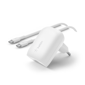 Cargador de pared USB-C&reg; PD 3.0 PPS de 30 W + cable USB-C&reg; a USB-C