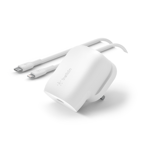 USB-C® PD 3.0 PPS Wall Charger 30W + USB-C® Cable with Lightning Connector