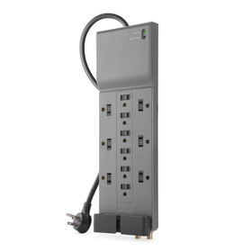 12-Outlet Surge Protector with Phone/Coax Protection, 8 ft. Cord