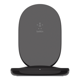 Supporto di ricarica wireless da 15 W + alimentatore da 24 W con Quick Charge™ 3.0, Nero, hi-res