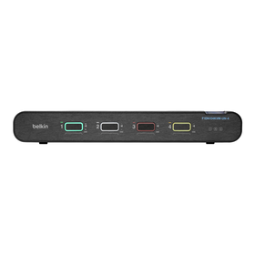 Universal 2nd Gen Secure KVM Switch, 4-Port Single Head w/ CAC