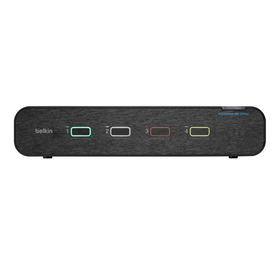 Universal 2nd Gen Secure KVM Switch, 4-Port Dual Head w/ CAC